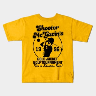 Shooter McGavin's Gold Jacket Golf Tournament Kids T-Shirt